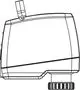 Motorischer Stellantrieb von IMI Hydronic Engineering, seitliche Ansicht, mit Anschluss für Modbus und drehbarem Einstellknopf, in schlichtem Design.